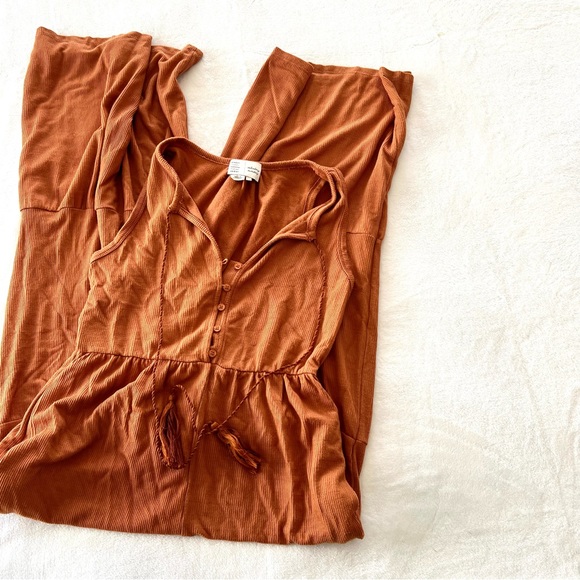 Anthropologie Saturday Sunday Marina Tiered Wide Leg Jumpsuit - Picture 4 of 10